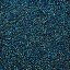 TOHO Round, 11/0, 167BD, Transparent-Rainbow Teal Rocailles Perlen