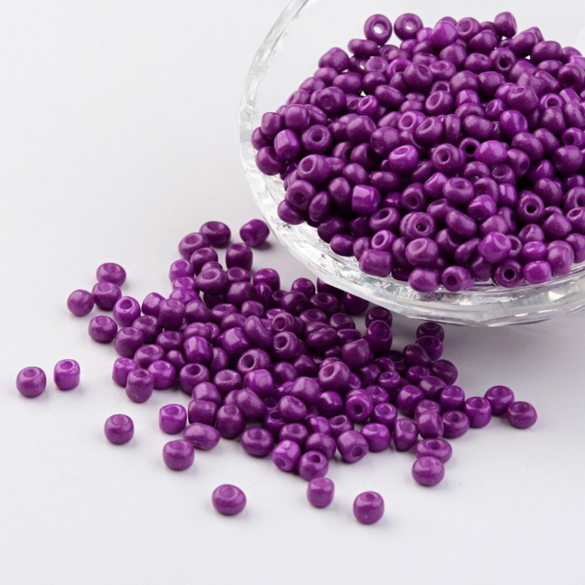 6/0 Rocailles Perlen Dark Violet - 50 g