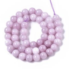 Přírodní chalcedon - korálky, fialové, 8 mm