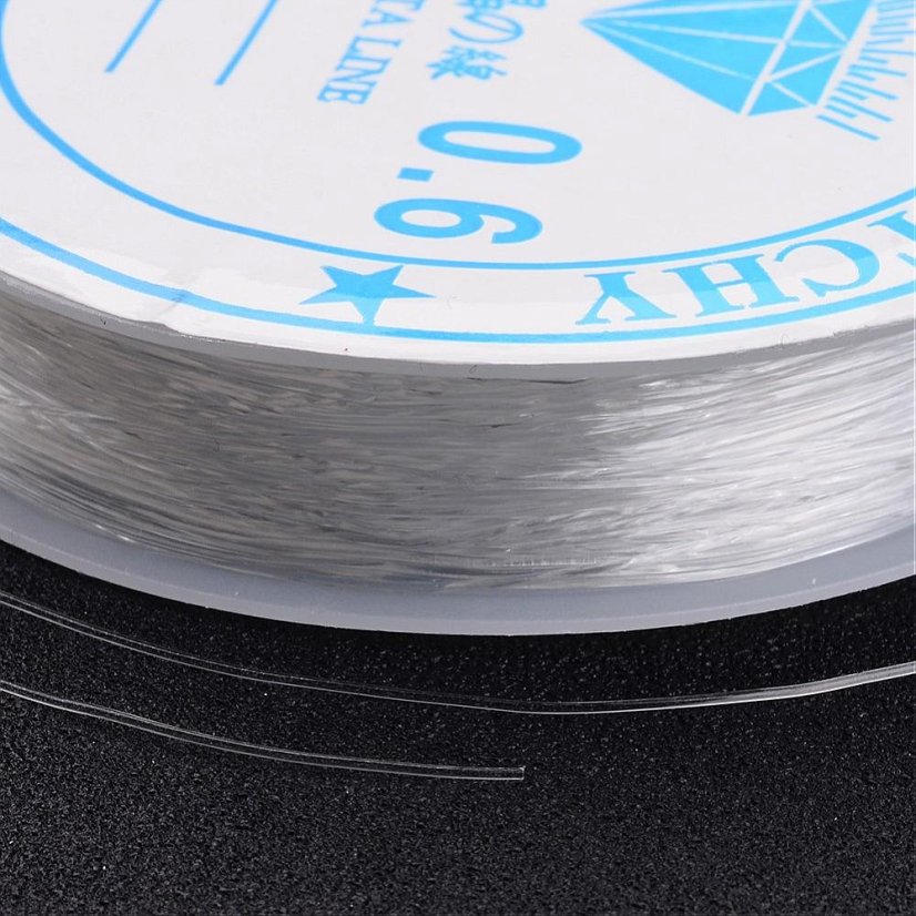 Elastomer - ø 0,6 mm, 10,5 m, bílý, 1 ks