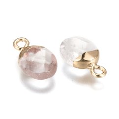 Přívěšek z přírodního křišťálu, 14~15x8x5~5.5mm