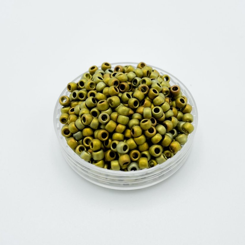 TOHO Round, 8/0, 513F, Higher-Metallic Frosted Carnival, rokajlové korálky