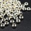 Mosadzný oddeľovač 6x4 mm, strieborný, prievlak 2 mm