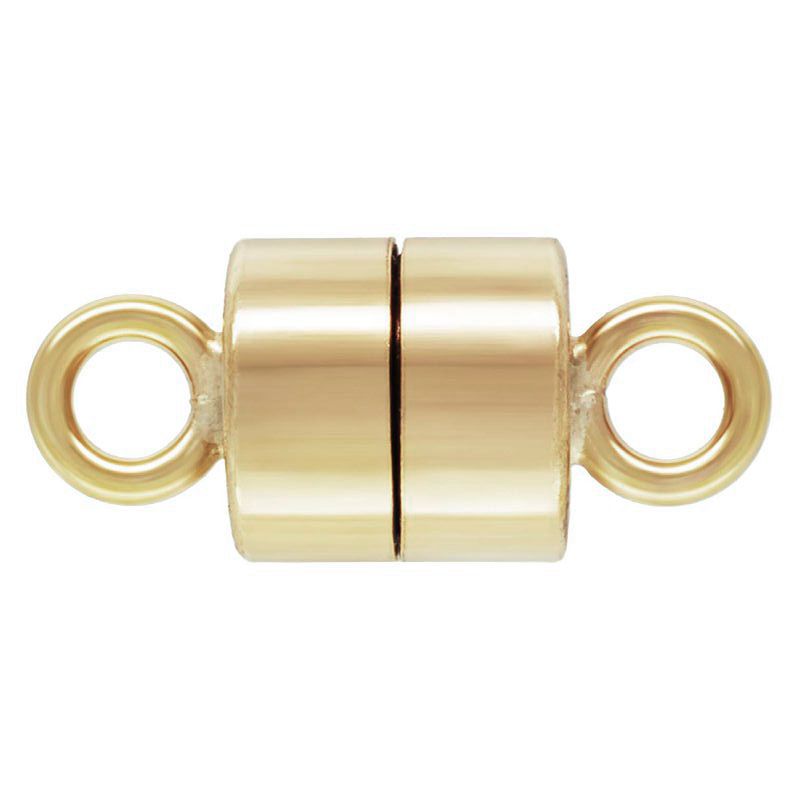 Magnetischer Verschluss, golden, 4 mm, Gold filled