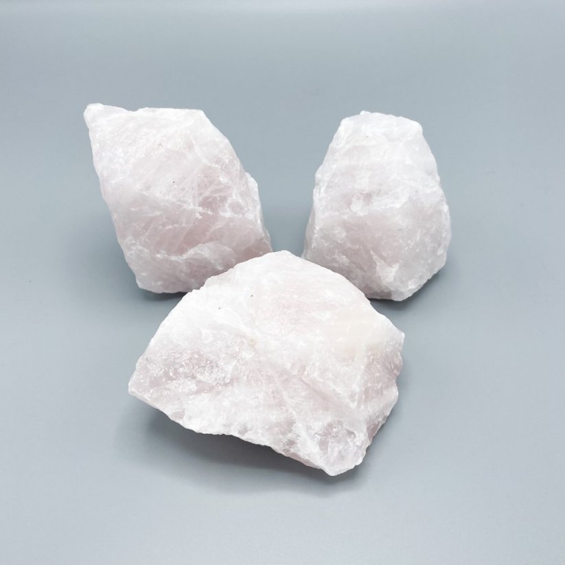 Rózsakvarc nyers ásvány, 500 - 600 g