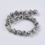 Natürlicher dalmatinischer Jaspis - Perlen, matt, mehrfarbig, 8 mm