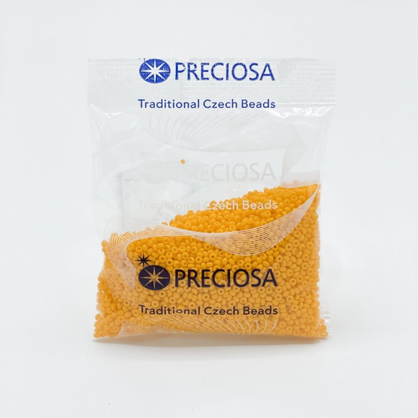 PRECIOSA maggyöngy 12/0 No. 93110, narancs - 50 g