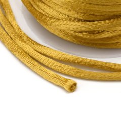 Rattail, nylonová šnúra, horčicová, 1 mm, 30 m