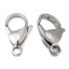 Zapínanie z chirurgickej 316 ocele, 19x12x5 mm, strieborné