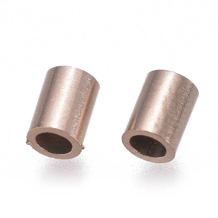 Trubička z 304 ocele, rosegold, 4x3 mm