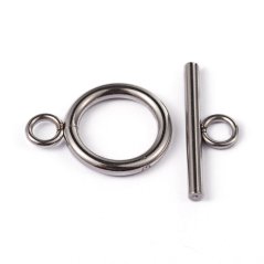Americké zapínání z 304 ocele, stříbrné, 20x7x2mm