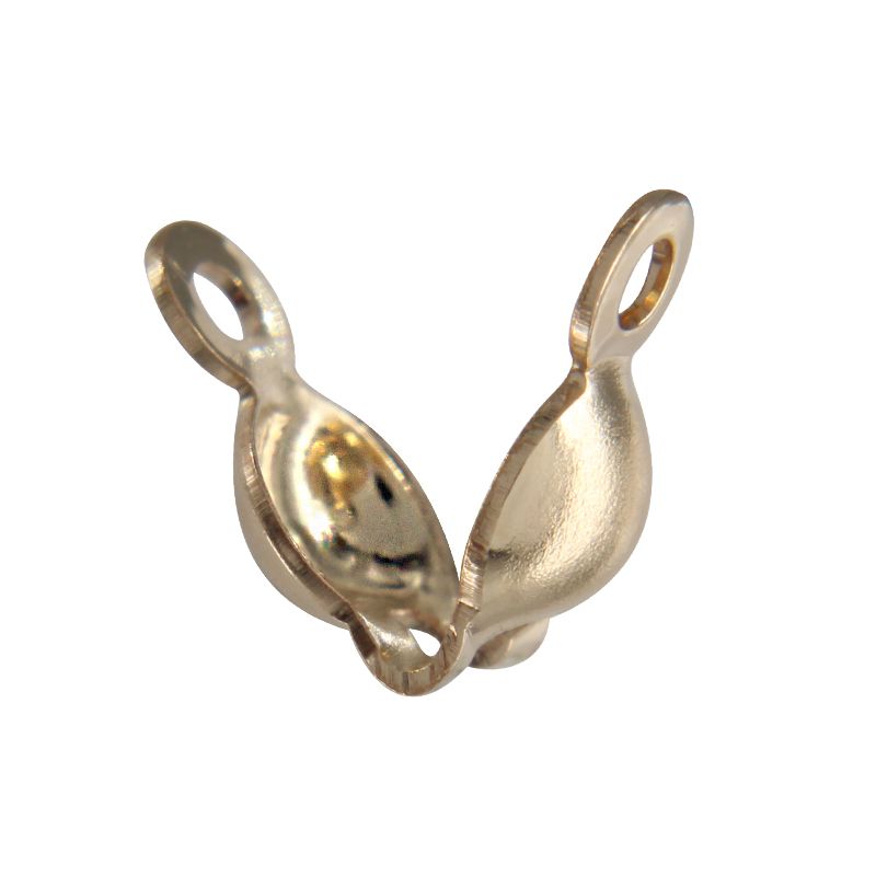 Kalota, 3,5x7 mm, zlatá, gold filled