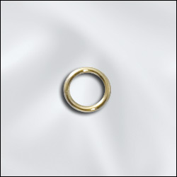 Spojovací kroužek, 5 mm průměr, 22 GA, gold filled