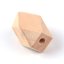 Fából készült gyöngy csiszolt henger 16x10x10 mm, natúr