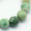 Természetes jade - gyöngyök, matt, Qinghai, 8 mm