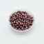 Geschliffene feuerpolierte Perlen Metallic Blooming Dahlia, 3 mm
