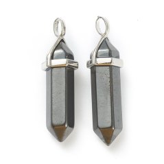 Hematit medál, 39x12x11,5 mm