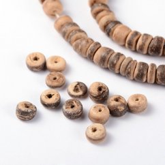 Kókuszhéj karikák, 5,5x1,5-5 mm