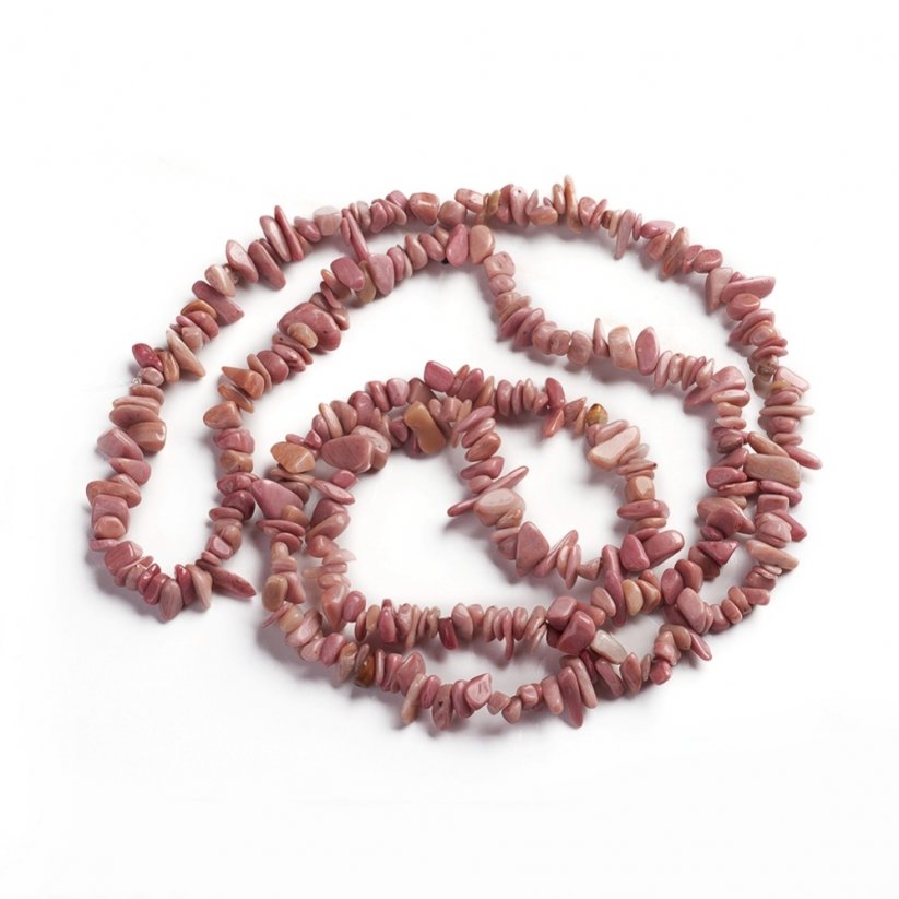 Prírodný rodonit - zlomky, ružové, 1,5~4.5x6,5~11,5 mm