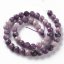 Natürlicher Sugilith - Perlen, geschliffen, lila, 8 mm