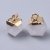 Přívěšek z přírodního křišťálu, 12x10x10mm