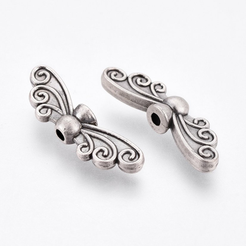 Kovový oddělovač křídla "motýlek" 7x22x4mm