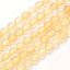 Natürlicher Citrin - Perlen, geschliffen, gelb, 3 mm