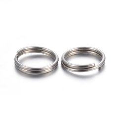 Prepojovací krúžok z 304 ocele 5x1 mm, vnútorný priemer 3,8 mm