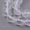 Természetes kristály - gyöngyök, színtelen, 6 mm