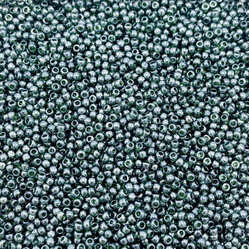 TOHO Round, 8/0, 119, Transparent-Lustered Olivine, rokajlové korálky