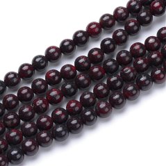 Přírodní heliotrop - korálky, 8 mm, bloodstone