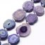Druse aus Naturkristall, Nuggets 14~22x13~20 mm, lila