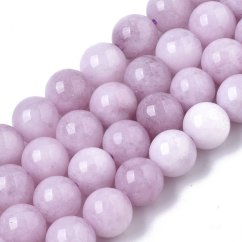 Přírodní chalcedon - korálky, fialové, 8 mm