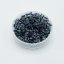 Brúsené korálky crystal black lined, 3 mm