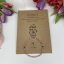 Geschenkkarte für Mama - minimalistisches Armband aus Erdbeerquarz und Granat