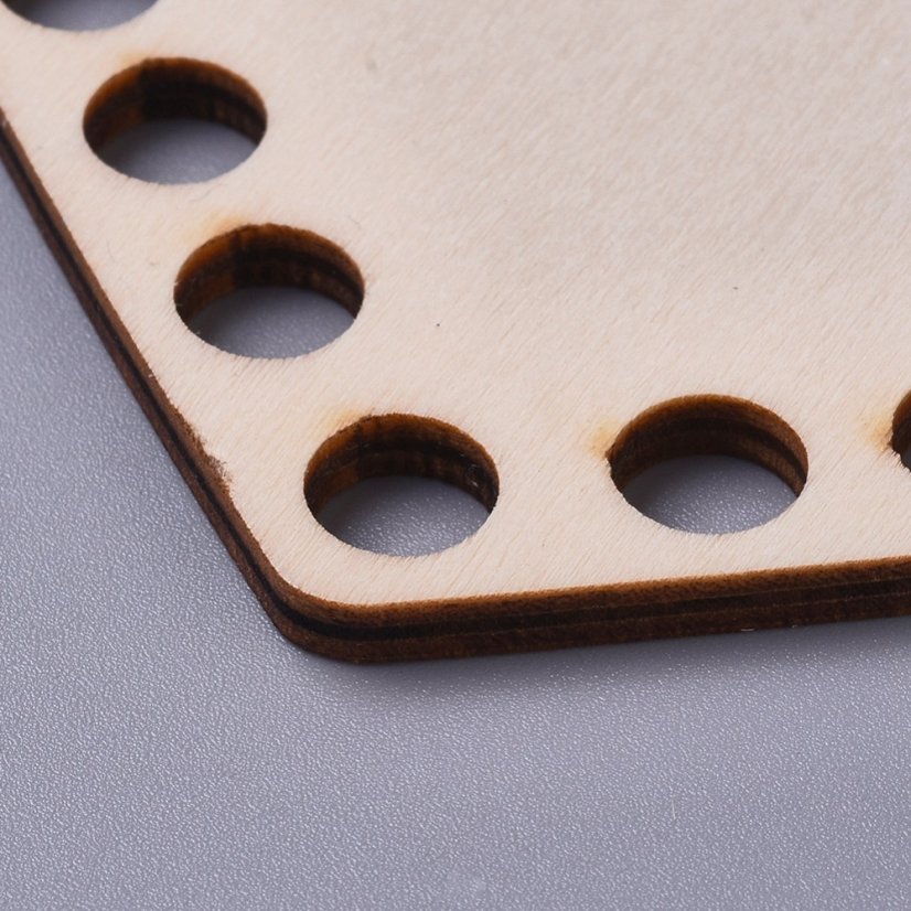 Fa alsó, szív 15,5x16,5x0,35 cm