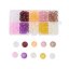 Glasperlen matt - 10 Farben, Set 8 mm