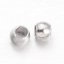 Stopper sárgarézből, gömbölyű, 1,5mm, platina