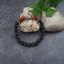 Herrenarmband aus Lava und Drachenbaum Perlen