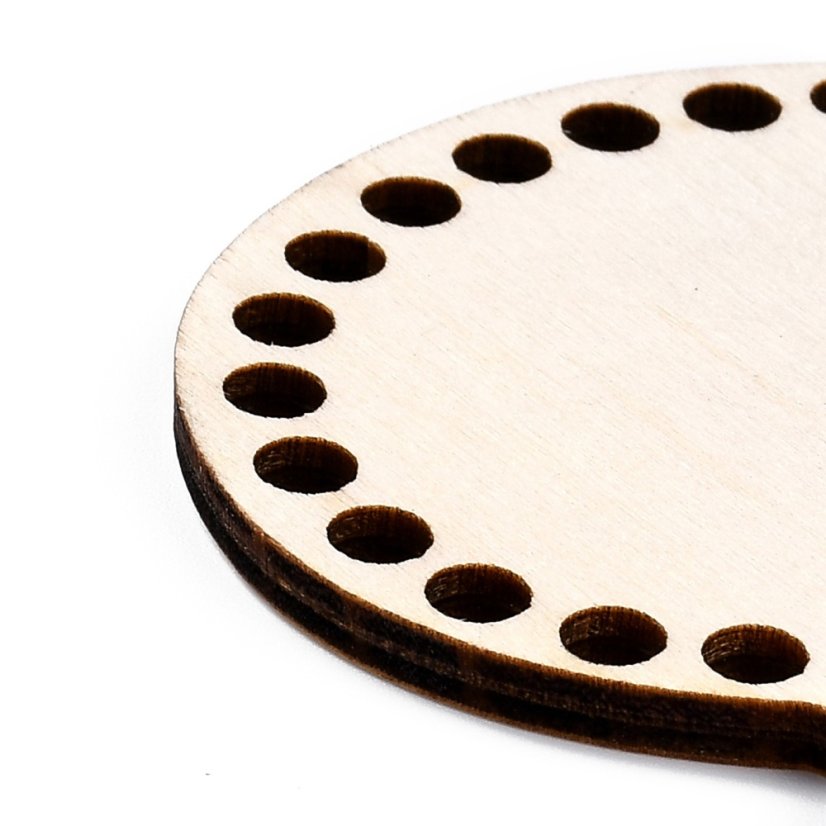 Dřevěné dno, srdíčko 8,9x10x0,4 cm