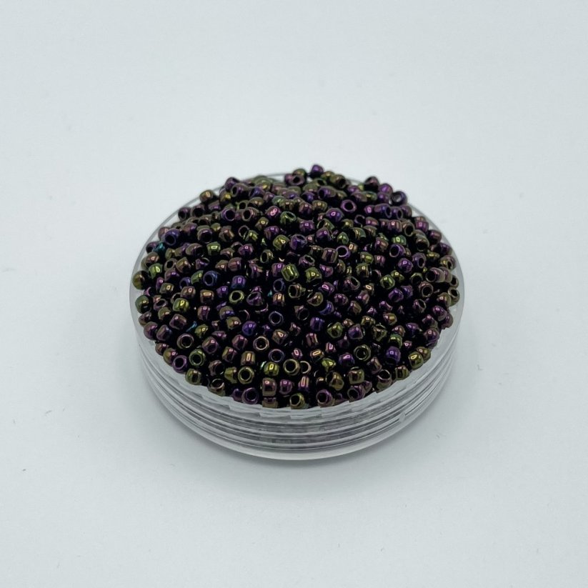 TOHO Round, 11/0, 85, Metallic Iris - Purple, rokajlové korálky