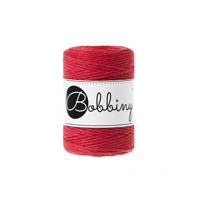 Bobbiny Makramee Baby Classic Red 1,5 mm, 100 m