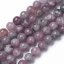 Natürlicher Lepidolith - Perlen, lila-braun, 8 mm