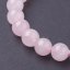 1 Faden Natürlicher Rosenquarz - Perlen, rosa, 8 mm