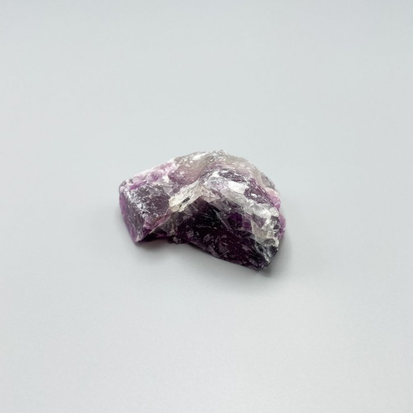 Szivárvány fluorit nyers ásvány, AA osztály, 200 - 300 g