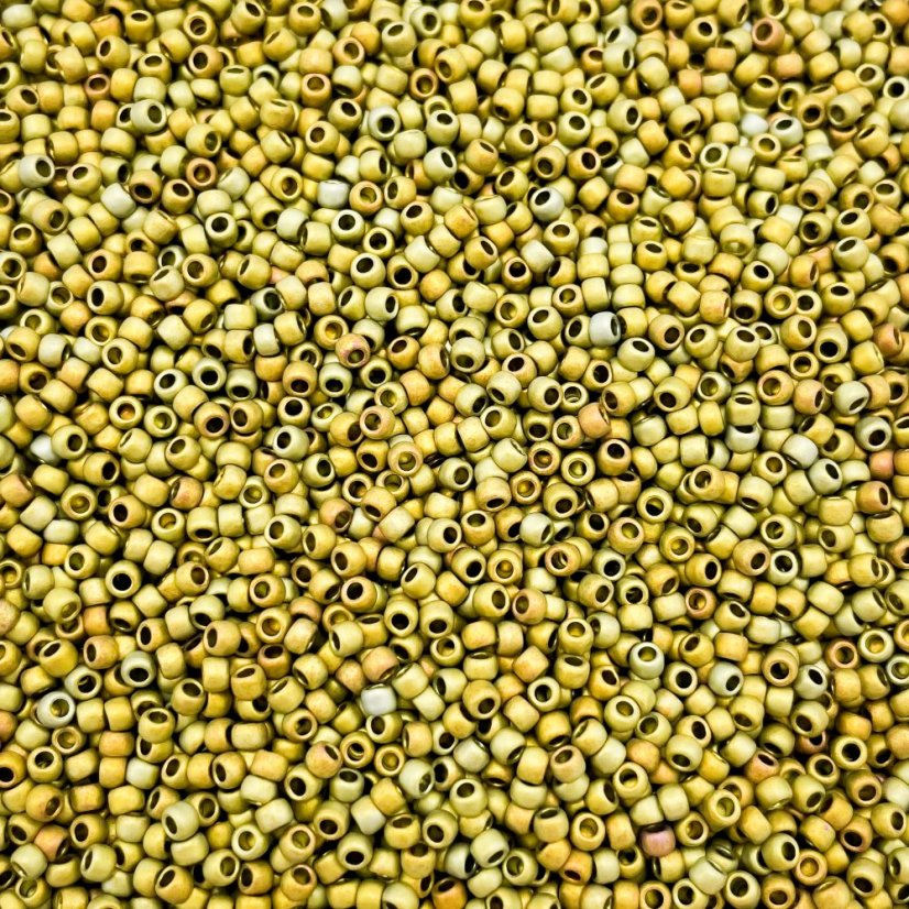 TOHO Round, 8/0, 513F, Higher-Metallic Frosted Carnival, rokajlové korálky
