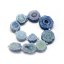 Druse aus Naturkristall, Nuggets 14~22x13~20 mm, dunkelblau