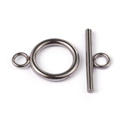 Americké zapínání z 304 ocele, stříbrné, 20x7x2mm