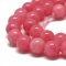 Natürlicher Chalcedon - Perlen, rot, 8 mm