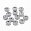 Fém elválasztó ezüst 5x3 mm, menet 1,5 mm